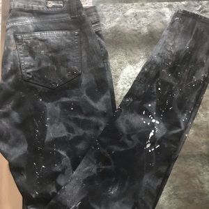 Paige denim splatter paint jeans